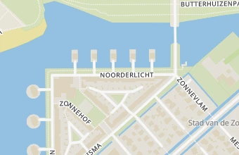 Kaart met de locatie van Pedicure stad van de zon