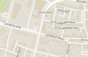 Kaart met de locatie van Twiddle Feet