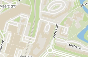 Kaart met de locatie van pedicure Lindsay Koek
