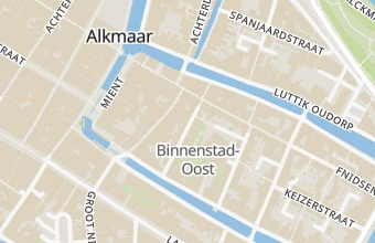Kaart met de locatie van Astrid's Pedicure Praktijk Alkmaar
