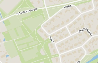 Kaart met de locatie van Voetsel Voetreflex