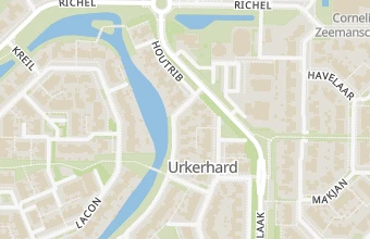 Kaart met de locatie van Op Goede Voeten Urk