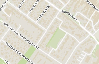 Kaart met de locatie van Pedicure praktijk Marieke