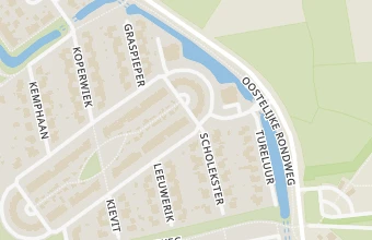 Kaart met de locatie van PedicurePraktijk Bij Yvet