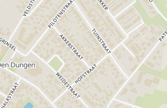 Kaart met de locatie van VoetCare Den Dungen 👣