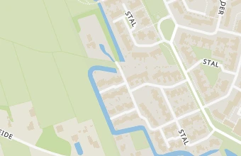 Kaart met de locatie van Pedicurepraktijk De Trisken