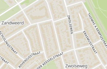 Kaart met de locatie van Pedicure Zandweerd