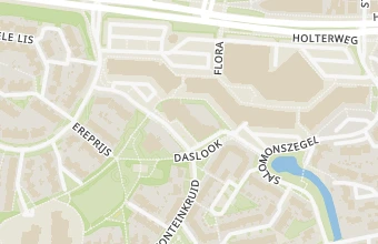 Kaart met de locatie van Linda de pedicure