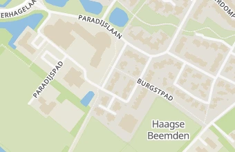 Kaart met de locatie van Mooievoetenbreda