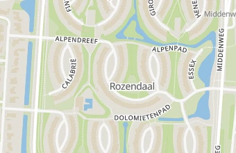 Kaart met de locatie van Pedicure Rose