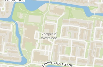 Kaart met de locatie van Pedicurepraktijk Westeinde