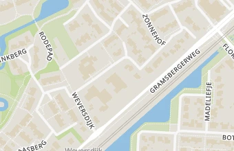 Kaart met de locatie van Voetzorg Hardenberg