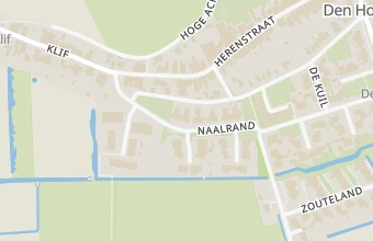 Kaart met de locatie van Voetverzorging Texel