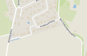 Kaart met de locatie van Marijke's FootCare