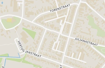 Kaart met de locatie van Jeanne van Riel-Driessen