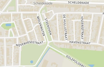 Kaart met de locatie van praktijk feet & soul